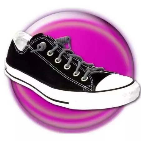 Lacets-ressorts élastiques sans noeud roses magenta