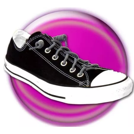 Lacets de chaussures ressorts sans noeud roses