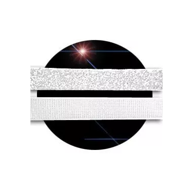 1 paire x lacets velours paillettes blancs