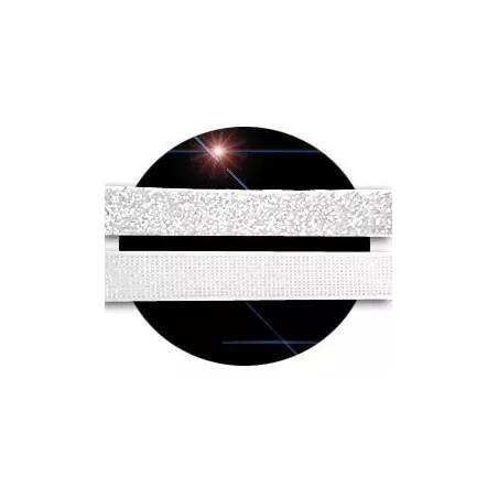 1 paire x lacets velours paillettes blancs
