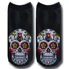 socquettes noires calavera