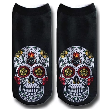 Socquettes crânes calaveras pour vos jolis pieds