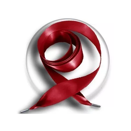 Lacets de chaussures satin rouge large vente en ligne…