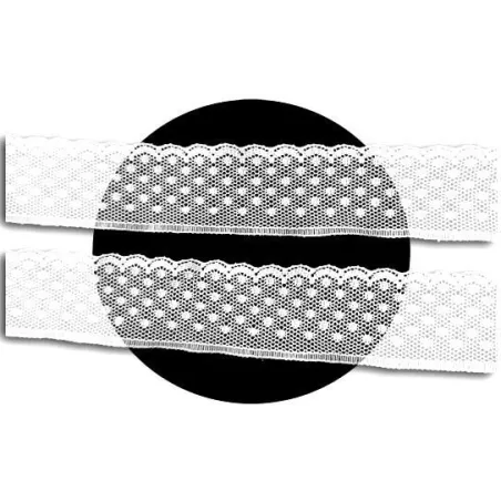 Lacets de chaussures dentelle plumetis blanc-Achat|Vente…