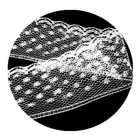 Lacets dentelle et plumetis blancs pour vos chaussures