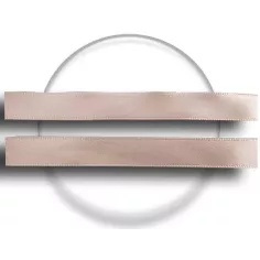 Lacets fins en satin nude pour vos chaussures 2