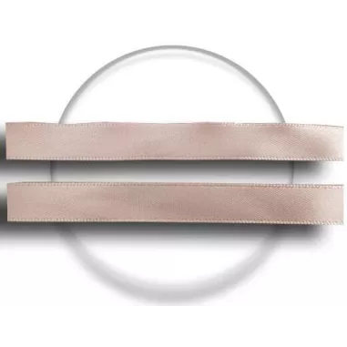 Lacets fins en satin nude pour vos chaussures