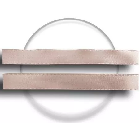 Lacets fins en satin nude pour vos chaussures