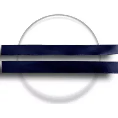 Lacets fins en satin marine pour vos chaussures 2