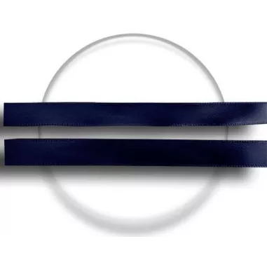 Lacets fins en satin marine pour vos chaussures