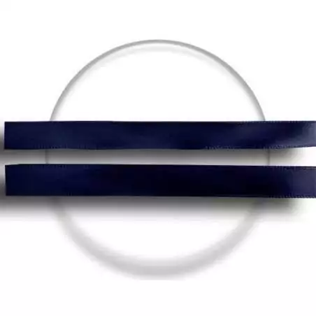 Lacets fins en satin marine pour vos chaussures Lacets fins en satin marine pour vos chaussures