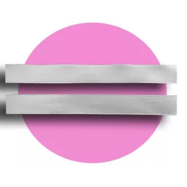 Lacets fins en satin gris perle pour vos chaussures