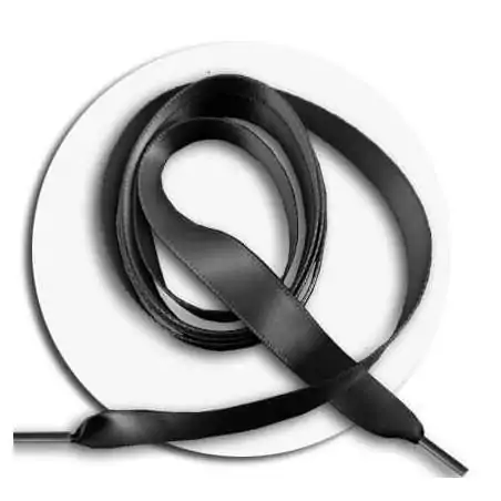 Lacets fins satin gris ardoise pour vos chaussures Lacets fins satin gris ardoise pour vos chaussures