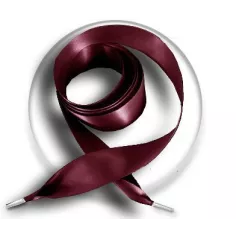 Lacets de chaussures larges satin bordeaux-Achat|Vente en…