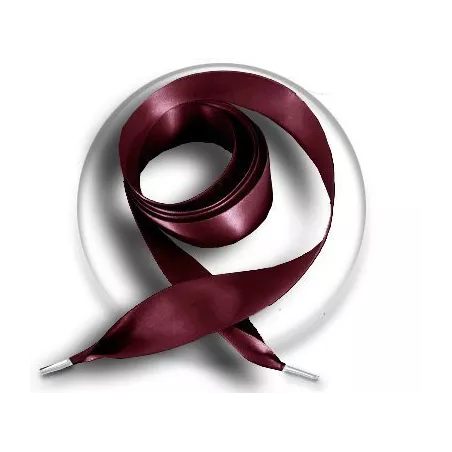 Lacets de chaussures larges satin bordeaux-Achat|Vente en…