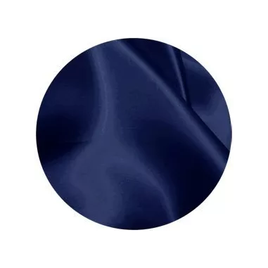 1 paire x lacets larges satin bleu marine