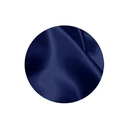 1 paire x lacets larges satin bleu marine