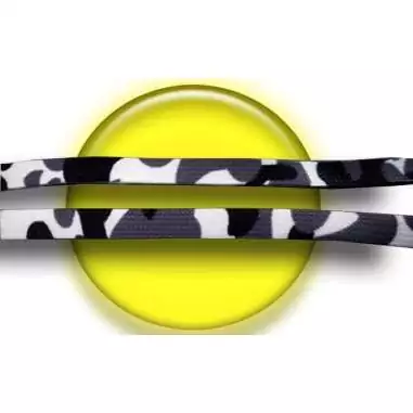 Lacets camouflage noirs pour vos chaussures