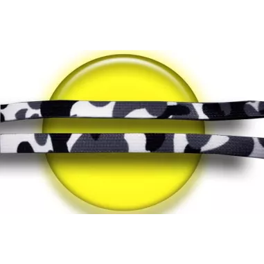 Lacets camouflage noirs pour vos chaussures