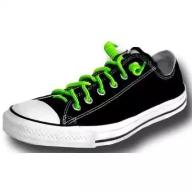 Lacets de chaussures ressorts sans noeud violets,roses,blancs