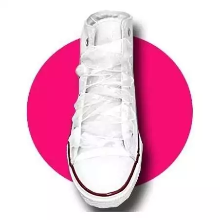 Lacets ruban organdi large blanc pour vos chaussures Lacets ruban organdi large blanc pour vos chaussures