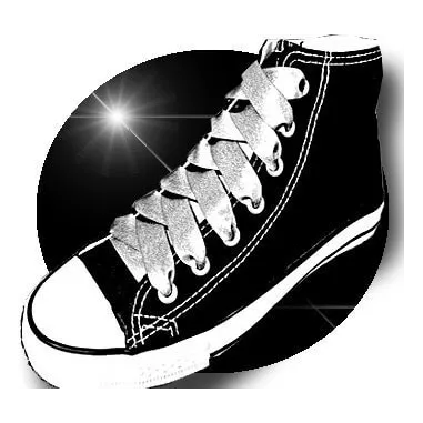 Lacets de chaussures satin gris paillettes brillantes…