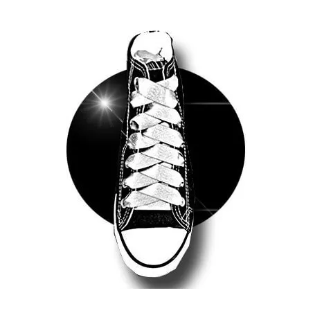 Lacets de chaussures satin gris paillettes brillantes…