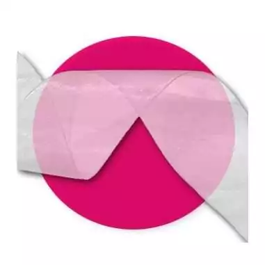 Lacets ruban organdi large blanc pour vos chaussures