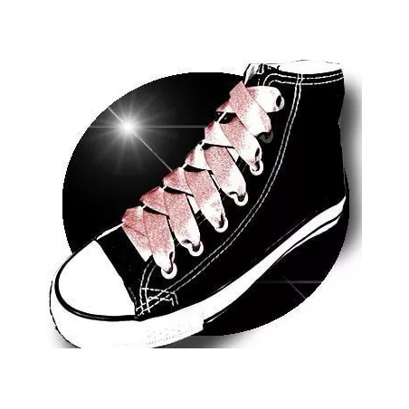 Lacets de chaussures satin nude paillettes brillantes…