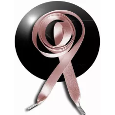 Lacets de chaussures satin nude paillettes brillantes…