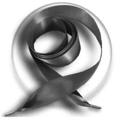 Lacets larges en satin&nbsp;gris ardoise pour vos chaussures