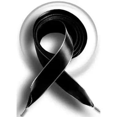 Lacets larges satin noir & argenté pour vos chaussures