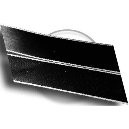 Lacets de chaussures larges satin noir argenté-Achat|Vente…