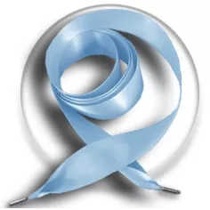 Lacets de chaussures larges satin bleu ciel-Achat|Vente en…