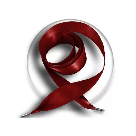 Lacets de chaussures larges satin rouge basque-Achat|Vente…