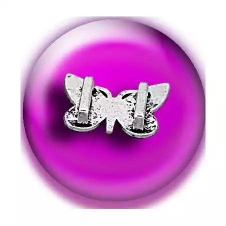 Envie de décorer vos chaussures ? Décorations papillons métal argenté