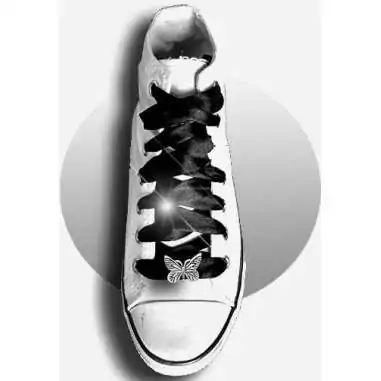 Envie de décorer vos chaussures ? Décorations papillons métal argenté