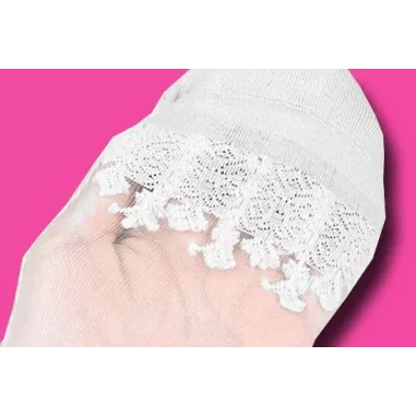 Chaussettes&nbsp;transparentes&nbsp;& blanches. pour vos jolis pieds