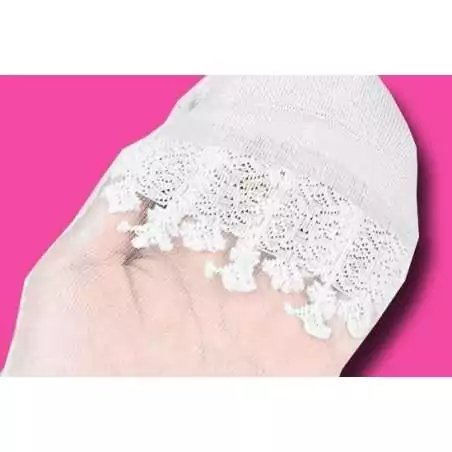 Chaussettes transparentes & blanches. pour vos jolis pieds Chaussettes transparentes & blanches. pour vos jolis pieds