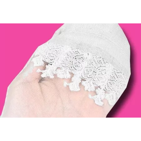 Chaussettes&nbsp;transparentes&nbsp;& blanches. pour vos jolis pieds