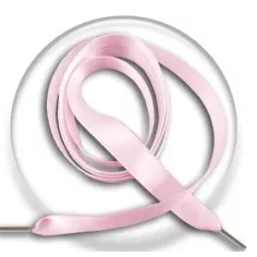 Lacets de chaussures fins satin rose pâle-Achat|Vente en…