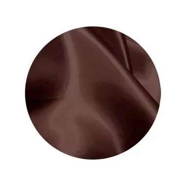 Lacets fins en satin en marron café pour vos chaussures