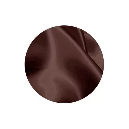 Lacets fins en satin en marron café pour vos chaussures