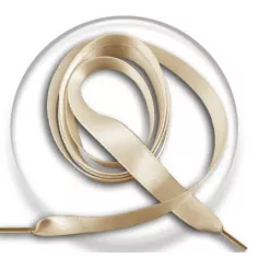 Lacets de chaussures fins satin beige lin-Achat|Vente en…