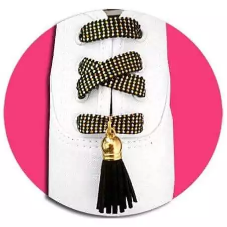 Envie de décorer vos chaussures ? Décorations Pompons-glands noirs Envie de décorer vos chaussures ? Décorations Pompons-glands noirs