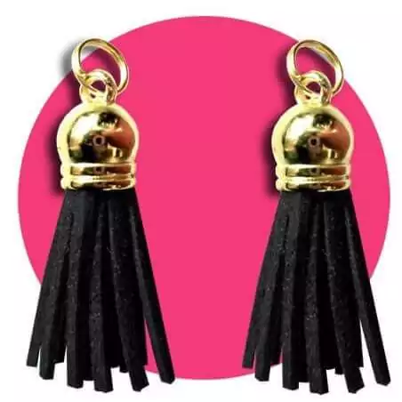 Envie de décorer vos chaussures ? Décorations Pompons-glands noirs Envie de décorer vos chaussures ? Décorations Pompons-glands noirs