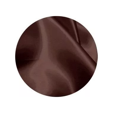 Lacets de chaussures larges satin marron café sur mesure 