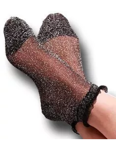 Chaussettes noires paillettes argentées | LacetsFun 2
