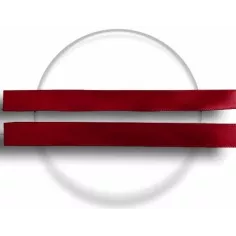 Lacets fins satin rouge&nbsp;basque pour vos chaussures 2