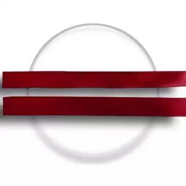 Lacets fins satin rouge basque pour vos chaussures